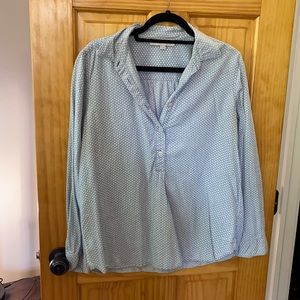 Chambray popover shirt size medium